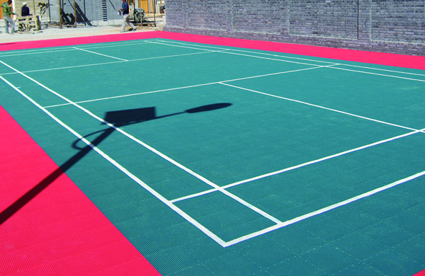 懸浮式運動地板-羽毛球場地