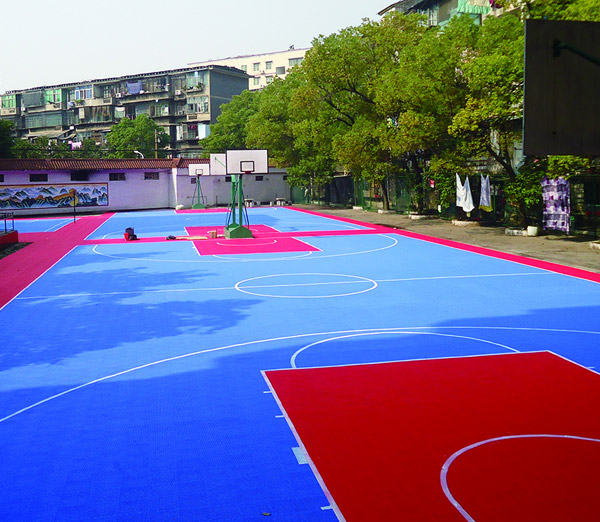 懸浮式運(yùn)動地板-籃球場地2
