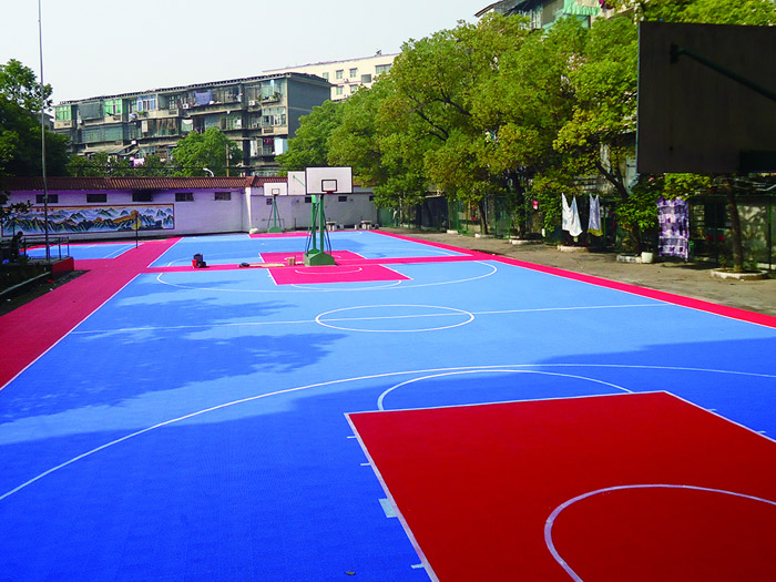 懸浮式運動地板-籃球場地2