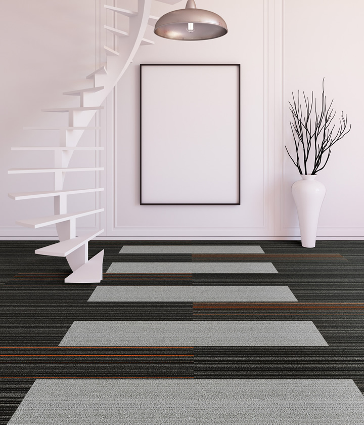 D1000系列方塊地毯，尼龍B1級阻燃